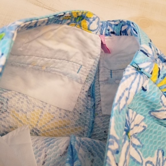 {00} LP Adie Breakwater Daisy Dance Blue Shorts - Picture 7 of 12